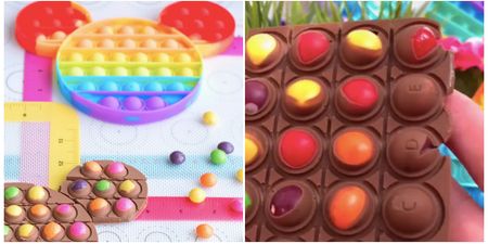 People on TikTok are using their kids’ pop-its to make chocolate treats