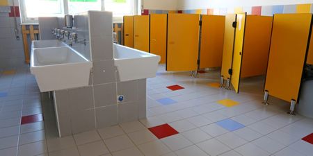 Parents express their concerns after school puts lockable gates on toilets