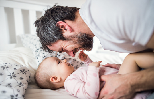 health benefits when baby looks just like dad
