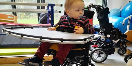 Fundraiser launched to help Limerick toddler with scoliosis and brain damage