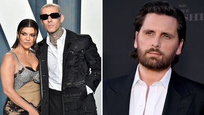 Scott Disick claims his kids were upset after Travis Barker proposed to Kourtney