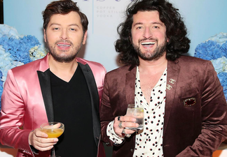 Brian Dowling and Arthur Gourounlian expecting their first child together