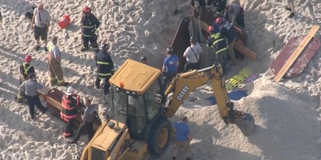 Teenager dies after hole he digged on the beach collapses