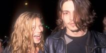 Kate Moss responds to claims Johnny Depp pushed her down stairs