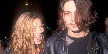 Kate Moss responds to claims Johnny Depp pushed her down stairs