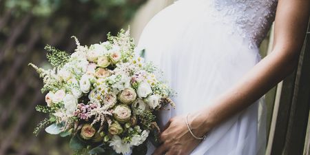 Pregnant bride goes into labour on her wedding day four before due date