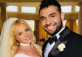 First photos of Britney’s wedding released and her dress is stunning