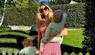 Rosanna Davison suffered a miscarriage before becoming pregnant with twins