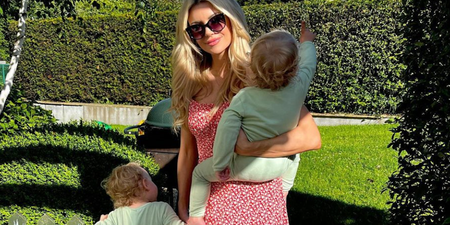 Rosanna Davison suffered a miscarriage before becoming pregnant with twins