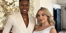 Nicola Adams and her girlfriend Ella Baig welcome their first child together