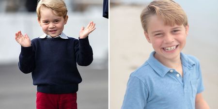 William and Kate share adorable new birthday portrait of Prince George