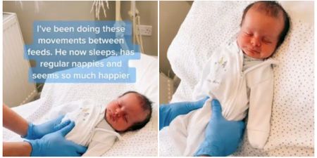 Osteopath shares mesmerising trick that calms colicky baby in an instant