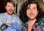 Brian Dowling and Arthur Gourounlian mark major milestone with baby Blake