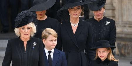 Camilla gave out to Prince George and Princess Charlotte at Queen’s funeral