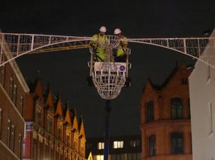 The first of Dublin’s Christmas lights have already been put up