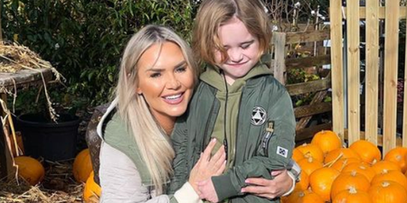 Erin McGregor speaks out after spending tough night in hospital with son Harry