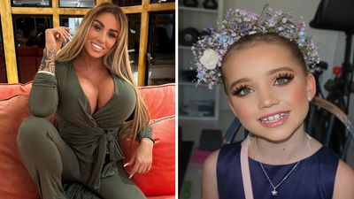 Katie Price called out for letting her 8-year-old wear full face of make up