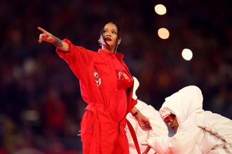 Rihanna announces her pregnancy during Super Bowl performance