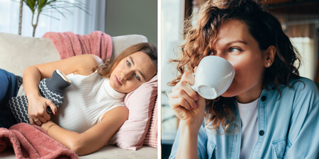 Apparently drinking coffee makes your period cramps worse…