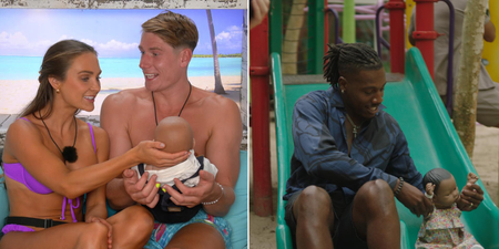 The baby challenge is returning to Love Island tonight