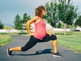 Pregnant woman ignores critics by running a mile days before her due date