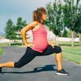 Pregnant woman ignores critics by running a mile days before her due date
