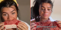 Woman claims eating only raw meat made her feel better than ever