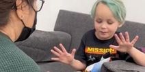 Dad takes son for a manicure after being told by teacher it’s ‘only for girls’