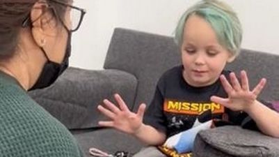 Dad takes son for a manicure after being told by teacher it’s ‘only for girls’