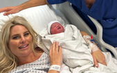 ‘Got her wish’: Danielle Armstrong gives birth to her second child