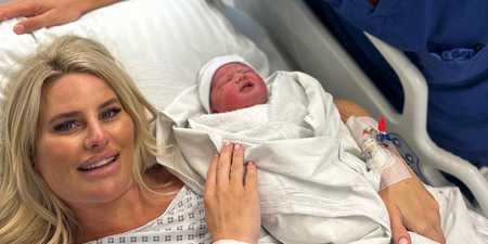 ‘Got her wish’: Danielle Armstrong gives birth to her second child