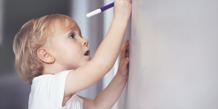 Mom reveals hack that stops toddlers from colouring on walls