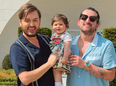 Brian Dowling and Arthur Gourounlian celebrate daughter’s 1st birthday