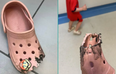 Mum issues warning about wearing Crocs after daughter’s ‘freak accident’