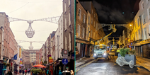 It’s happening! Christmas lights have been put up across Dublin City