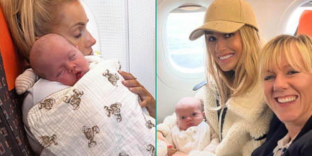 Laura Anderson called out for bringing her baby on plane – but is she wrong?