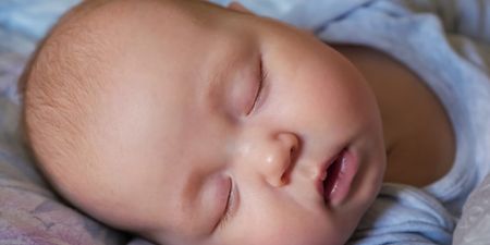 This is why you should close your baby's mouth while they are sleeping