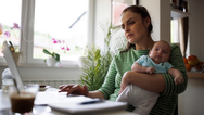 Mums are more stressed at home than they are at work