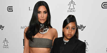 Kim Kardashian’s daughter North West follows in her dad’s footsteps