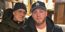 Tom Hanks and son Chet pose for a rare photo together
