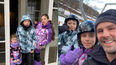 Ben Foden marks New Year with his three children