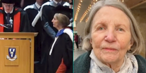 Watch: Grandmother graduates 60 years after starting college