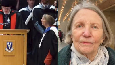 Watch: Grandmother graduates 60 years after starting college