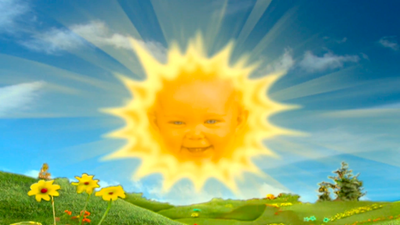 The Teletubbies Sun Baby has welcomed her first child