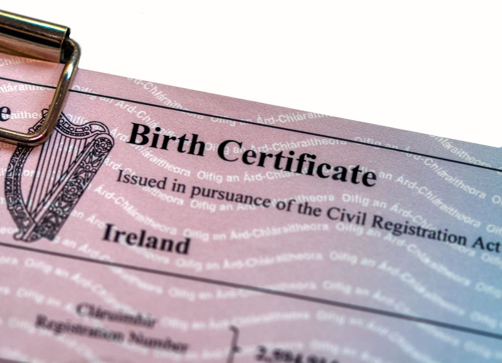 birth cert