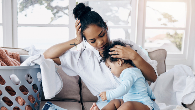 parenting stressed mum