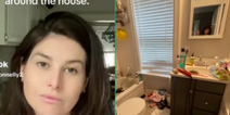 Woman stops doing housework when husband says she does nothing