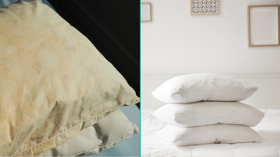 Say goodbye to yellow pillows and bedding with these simple cleaning hacks