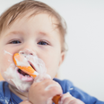Why parents should wait until after mealtimes to wipe their babies’ faces