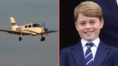 Prince George learns how to fly a plane aged 11